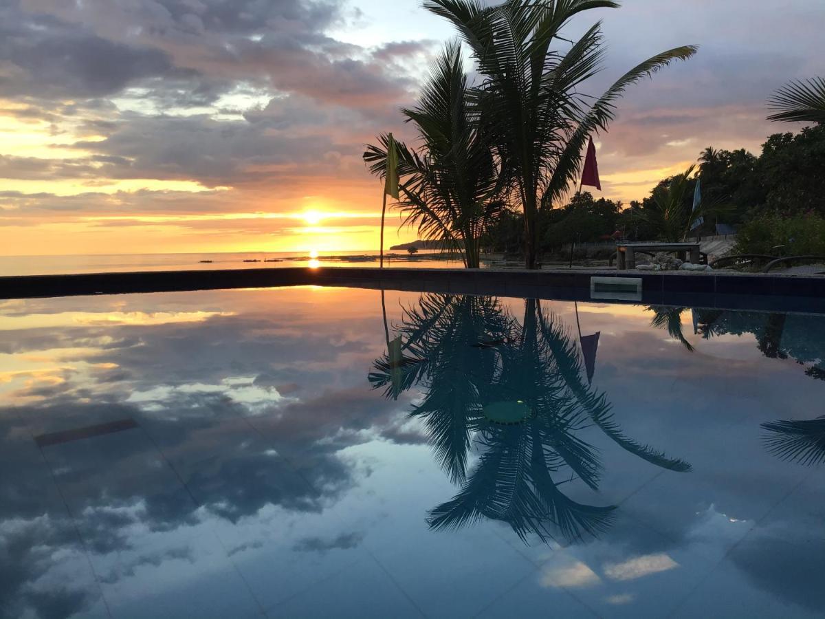 Bamboobeachvilla2 Ac New Oceanfront Pool Sunsetview Garden Kitchen Satellite Starlink Wi-Fi Dimiao المظهر الخارجي الصورة